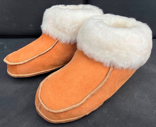 Lammfell leder mokassin - leder,