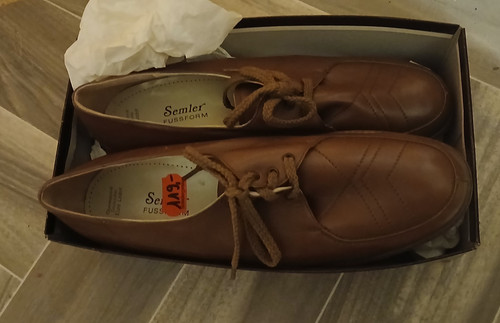 Semler leder halbschuhe 8 - leder,