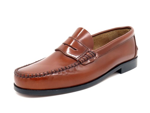 Leder penny loafer herren - penny,