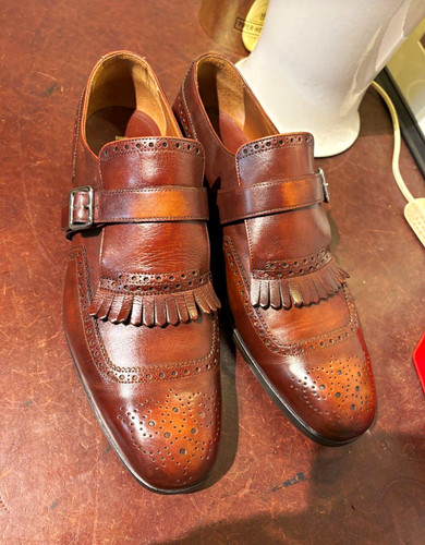 Prada monkstrap lederschuhe - monkstrap,