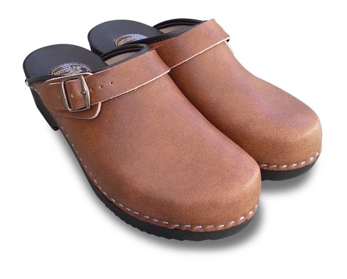 Schweden holz clogs - schweden, leder